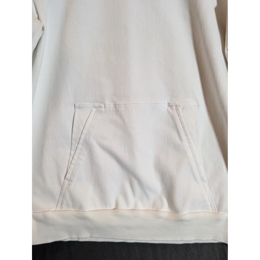 True Religion Sweatshirt Mens‎ XL White Crewneck Long Sleeve Pocket Pullover Top
